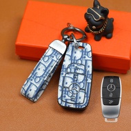 Mercedes C180 C200 C250 C300 E180 E200 E300 Glc200 Glc250 Glc300 Leather Key Case (M2 Hook A)