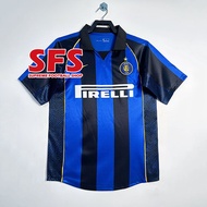 【SFS】 Top Quality Retro 2001-02 Inter Milan Soccer Football Jersey T-shirt Sports Jerseys Fans Versi
