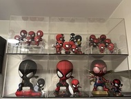 Hot toys cosbaby cosbi Spider man daedpool venom pop mart