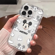 SOFTCASE SILICON CASING MELTING CLEAR SHOCKPROOF MICKEY FOR OPPO A98 A1K A3S A5S A12 A15 A16 A16K A1