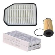 3Pcs Oil Cabin Air Filters Kit For Jeep Wrangler JK 2.8TDI 2007-2018 68032204AB 53034019AD 372971125