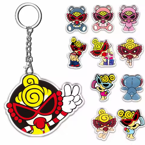 12cm HYSTERIC MINI Acrylic Keychain HYSTERIC MINI Accessories Accessories Backpack Car Key Decoratio