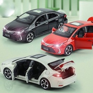 1:32 Scale Toyota Corolla Altis Alloy Car Model Light & Sound Effect Diecast car Toys for Boys