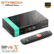 Original Gtmedia V8X satellite receiver DVB-S2X built in wifi H265 upgrade by gtmedia v8 nova v8 honor v9 prime v9 super v7s2x TV Receivers