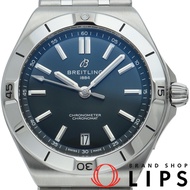 百年靈 Chronomat B31 自動機械男士腕錶，40毫米，型號 AB3114/AB3114101L1A1，不鏽鋼材質，綠色錶盤，成色極佳，附原廠錶盒和保固卡。 [全新未使用]