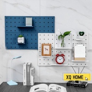 DIY Wall Rack Plastic Hole Board Storage No Wall Drilling Living Room Kitchen Bedroom Partition Wall