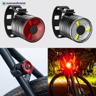 NANASALONNN Aluminum Alloy Bicycle Light Night Riding Warning Taillight Mountain Bike LED Rear Light