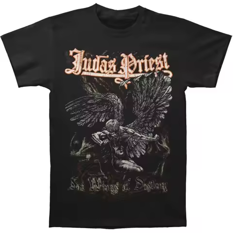 Judas Priest Sad Wings T-shirt High-end Luxury Is for Both Men and Women Top Y2k 2026 Summer