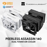 THERMALRIGHT PEERLESS ASSASSIN 140 PA140 DUAL TOWER CPU AIR COOLER | BLACK / WHITE | INTEL & AMD RYZ