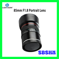 SBSHN Lightdow Handmatige Focus Full Frame 85Mm F1.8 Portretlens Voor Canon Eos 550d 600d 700d 1300d 6d 7d Sony E Mount Nikon Dslr Camera MHGM
