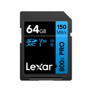 LEXAR - Lexar High-Performance 800x Pro SDXC UHS-I 64GB 記憶卡