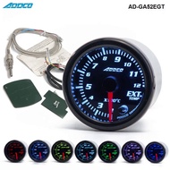 s  -2"/52mm 7 Color LED Car Exhaust Gas Temp Gauge Ext Temp Meter EGT With Sensor and Holder AD-GA52
