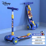 正品迪士尼小黃人滑板車3-6歲8寶寶男童女孩防側翻單腳踏板滑滑車