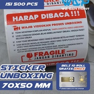 Trxe3E8q [ 500 PCS ] FRAGILE Sticker Labels Mandatory Video Unboxing Stickers Don't Throw Online Sho