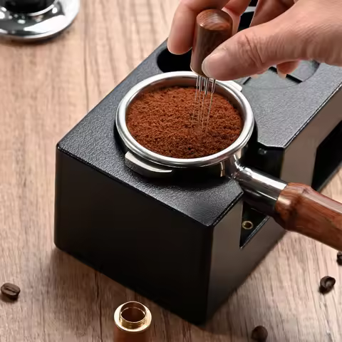 Stainless Steel Coffee Powder Tamper Espresso Powder Stirrer Distributor Leveler WDT Tools Cafe Stir