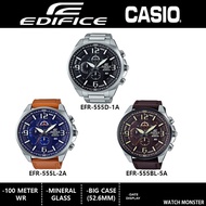 Casio EDIFICE Analog 3 Hands Watch (original) EFR-555