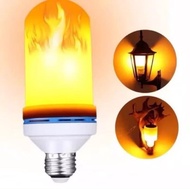 Lampu Api Obor Taman Bergerak Berkobar Led  E27 220V Okasiwa