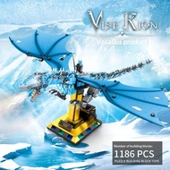 Building Blocks Frost Dragon Building Block Model Semi-Mechanical Flying Dragon Adult High Difficult
