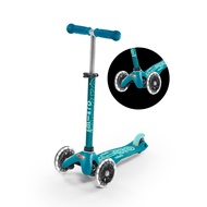 Micro Mini Deluxe Scooter LED Wheels – Aqua