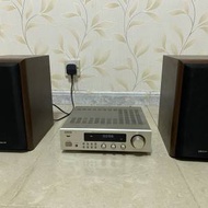 (日本製)天龍DENON 擴音機DRA-F100 天龍DENON SC-M70 喇叭一對