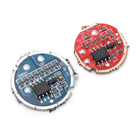 Imported T6 L2 U2 10W lamp beads flashlight gear control board accessories driver board circuit boar