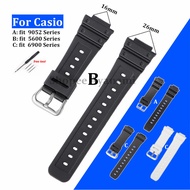 TPU Rubber Watch Strap for Casio G-shock DW-5600 DW6900 DW9052 Series Watch Band Silicone Soft Water