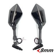 Cho KAWASAKI NINJA z750 Z800 Z900 Z1000 650r ER6N er6f er5 gương chiếu hậu 10 mét xe máy Side gương