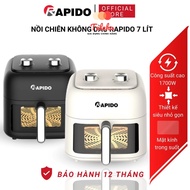 Rapido RAF 7.0M3, RAF 7.0M2 oil-free fryer, 7L capacity, 1700W frying capacity, timer, BH12T - Talah