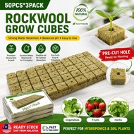 Rockwool Hidroponik for Hydroponic System | Neutral Growing Media for Seedling, Greenhouse & Farming