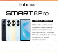 INFINIX SMART 8PRO (4+4GB+128GB) Smartphone [1 Year Local Official Warranty]