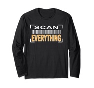 Amazonian Scan Everything Barcode Novelty Long Sleeve TShirt
