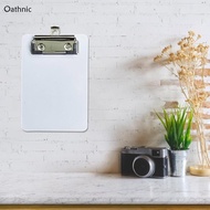Oathnic 2 Pcs Small Clipboard Document Clipboard Plastic Clipboards Hanging Clipboard