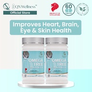 [Bundle of 2] QN Wellness - OMEGA TREE™ - 100% Plant Based - 60 Tablets x 2 Boxes