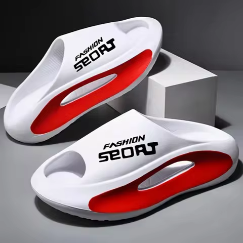 Men's Slippers Summer EVA Non-slip Slides Fashion Slippers Unisex Casual Shoes Men's Slides Hole San