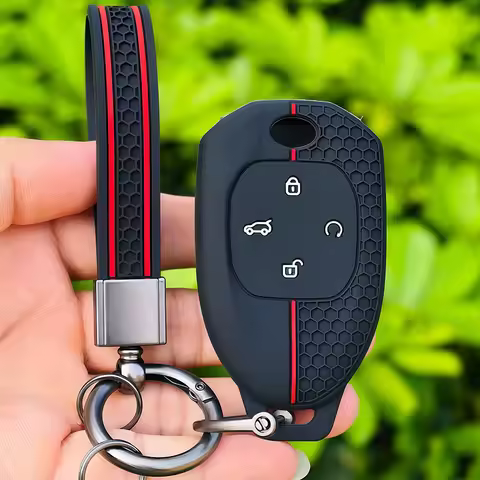 Silicone Car Remote Key Case Cover Shell for Trumpchi GAC 2021 Empow J11 J12 J13 J14 J15 J16 GS8 Pro