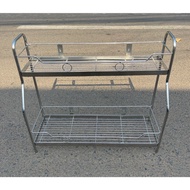 M1 2-tier stainless steel spice shelf, spice hanging shelf, 2-tier shelf, spice shelf, 2-tier stainl