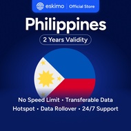 Eskimo Philippines eSIM 1-10GB | 2 Year Validity | How to Redeem in Description