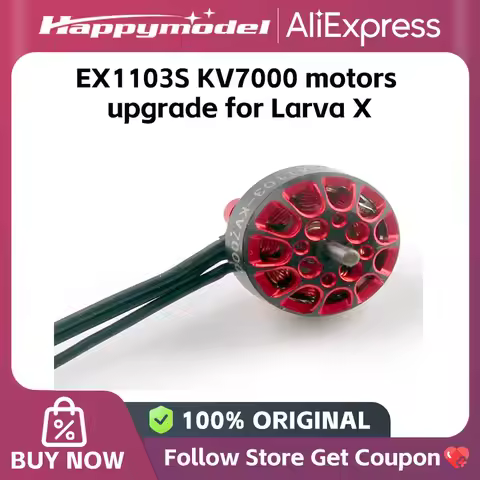 HappyModel EX1103S 1103 6000KV 7000KV 8000KV 9000KV 2-4S Brushless Motor 1.5mm for FPV Toothpick Mic