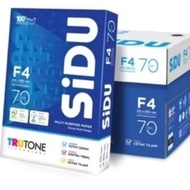 HVS F4 70 gram SIDU Paper Price per box (5 reams) A4 Paper 70gsm F4 Paper