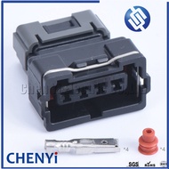 1 set 4 pin auto connector housing cable plug(3.5) female 4 AGE 16V TPS KA24 SR20 MAF Lancer TPS Con