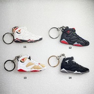 GANTUNGAN HYPEBEAST 2D AIR JORDAN 7 AJ7 SNEAKERS KEYCHAIN 11-20