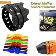 IVANES Exhaust Muffler Silence Dirt Pit Bike Motorcycle Accessories Motor Protector Guard Anti-scrat