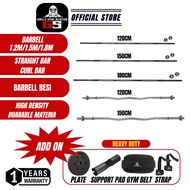 Straight Barbell & Curl Barbell Ez Curl Bar Dumbbell Bar Gym Fitness Equipment Gym Olympic Bar