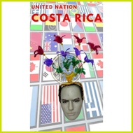 ✟ ∵ ☩ ▘ united nation costume headress/Costa Rica