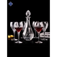 捷克BOHEMIA進口水晶玻璃葡萄酒杯醒酒器酒樽酒具套裝家用紅酒杯
