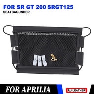 For Aprilia SRGT200 SR GT 200 SR GT 125 SR200 GT Motorcycle Accessories Under Seat Storage Bag Leath