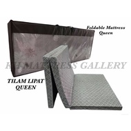 Tilam Lipat Queen Double Berdua Flodable Mattress Queen Dua Orang Travel Mattress