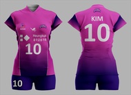 Jersey Olahraga Volly Voli Pink Spider cewek Free Nick Name terbaru 2024