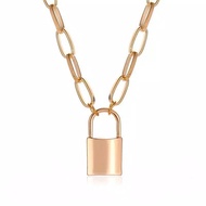 PADDLE LOCK NECKLACE WOMEN'S NECKLACE/ WOMEN'S FASHION NECKLACE/ CHAIN NECKLACE/