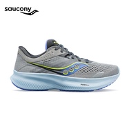 Saucony Women Ride 16 Wide Running Shoes - Fossil / Pool